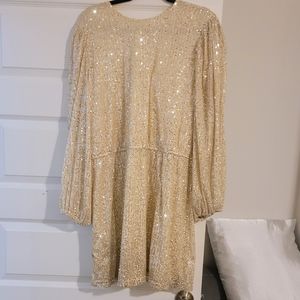 Fashion Nova Sparkly Party Dress